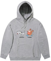 Spalding Casual Cartoon Basketball Hoodie Unisex - Gray LBS01SH008-22 Spalding Casual Cartoon Basketball Hoodie Unisex - Gray LBS01SH008-22
