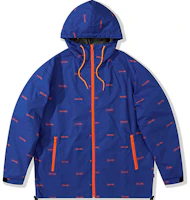 Spalding Casual Sports All-Over Print Hoodie Jacket Unisex Blue LAW01JK030-75 Spalding Casual Sports All-Over Print Hoodie Jacket Unisex Blue LAW01JK030-75