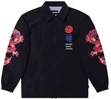 Spalding Casual Sports Coach Jacket Black Unisex LBS09JK004-15 Spalding Casual Sports Coach Jacket Black Unisex LBS09JK004-15