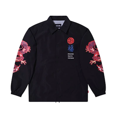 Spalding Casual Sports Coach Jacket Black Unisex LBS09JK004-15