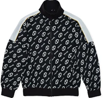 Spalding Colorblock Logo Print High-Neck Sports Jacket Unisex Black LBW01JK026-15 Spalding Colorblock Logo Print High-Neck Sports Jacket Unisex Black LBW01JK026-15