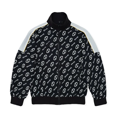 Spalding Colorblock Logo Print High-Neck Sports Jacket Unisex Black LBW01JK026-15