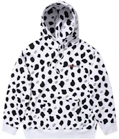 Spalding Embroidered Logo Pullover Hoodie White (Unisex) LBS01SH006-05 Spalding Embroidered Logo Pullover Hoodie White (Unisex) LBS01SH006-05