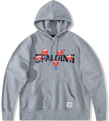 Spalding Fun Logo Print Hoodie Abu-Abu Unisex Sweatshirt LAW01SH022-22 Buy Spalding Fun Logo Print Hoodie Abu-Abu Unisex Sweatshirt LAW01SH022-22
