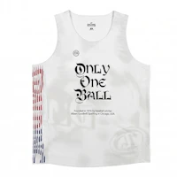 Spalding Gothic Letter Basketball Jersey Red White Unisex Breathable Sleeveless Top 26Q2MSCPVS2040-FT1 Spalding Gothic Letter Basketball Jersey Red White Unisex Breathable Sleeveless Top 26Q2MSCPVS2040-FT1