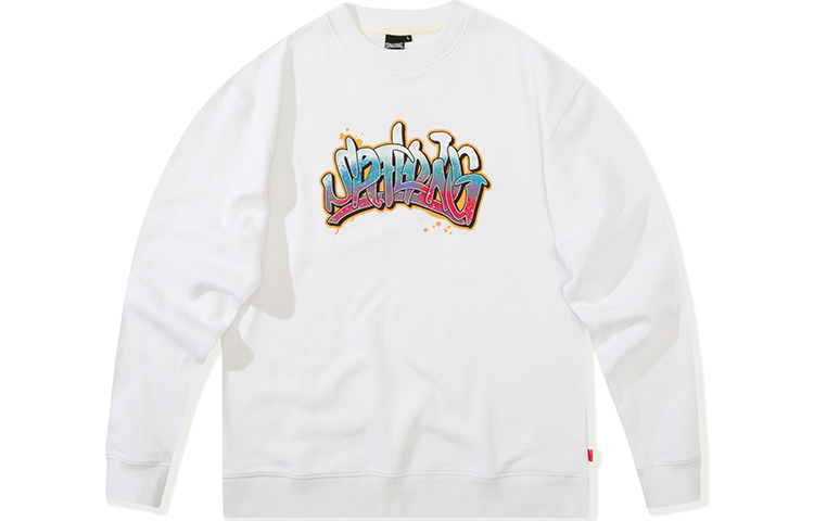 Spalding Graphic Printed Crewneck Sweatshirt White (Unisex) LAW01SW003-05