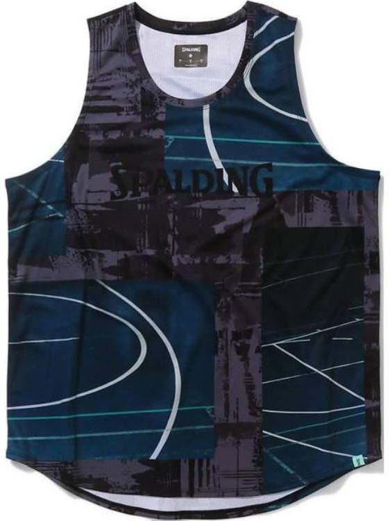 spalding-letter-print-crewneck-pullover-vest-unisex-blue-smt-24002-sp