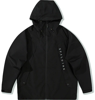 Spalding Logo Hoodie Hitam Jaket Unisex Gaya Kasual LAW01JK007-15 Buy Spalding Logo Hoodie Hitam Jaket Unisex Gaya Kasual LAW01JK007-15