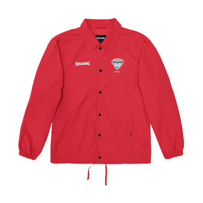 Spalding Logo Loose-Fit Sports Jacket Red Unisex LBW00JK028-35