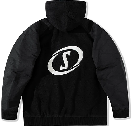 spalding-logo-print-velvet-panel-hoodie-jacket-unisex-black-law-01-jk-017-15