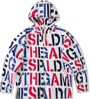 Spalding Oversized Alphabet Print Hoodie Jacket Multicolor Unisex LAW01JK024-00 Spalding Oversized Alphabet Print Hoodie Jacket Multicolor Unisex LAW01JK024-00