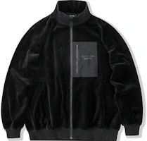 Spalding Pocket Print Fleece Warm High Collar Jacket Unisex - Black LAW03JK013-15 Spalding Pocket Print Fleece Warm High Collar Jacket Unisex - Black LAW03JK013-15