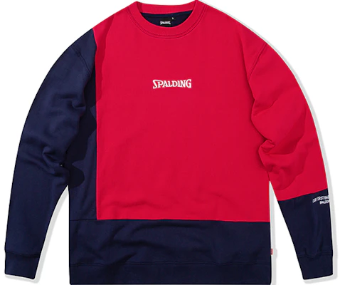 Spalding Merah Colorblock Crewneck Pullover Sweatshirt Unisex LAW01SW008-35 Buy Spalding Merah Colorblock Crewneck Pullover Sweatshirt Unisex LAW01SW008-35