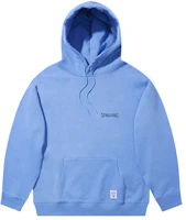 Spalding Small Logo Blue Hoodie – Casual Unisex Pullover LBS00SH001-75 Spalding Small Logo Blue Hoodie – Casual Unisex Pullover LBS00SH001-75