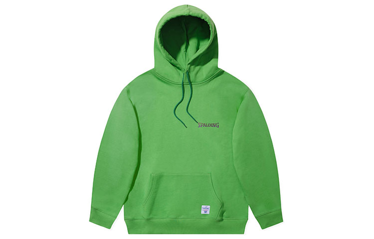 Spalding Small Logo Green Pullover Hoodie - Unisex Casual Sportswear LBS00SH001-65