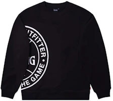 Spalding Unisex Black Crewneck Pullover Sweatshirt Casual Sportswear LBS09SW011-15 Spalding Unisex Black Crewneck Pullover Sweatshirt Casual Sportswear LBS09SW011-15