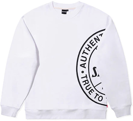 Spalding Putih Crewneck Pullover Santai Sweatshirt - Unisex LBS09SW011-05 Buy Spalding Putih Crewneck Pullover Santai Sweatshirt - Unisex LBS09SW011-05
