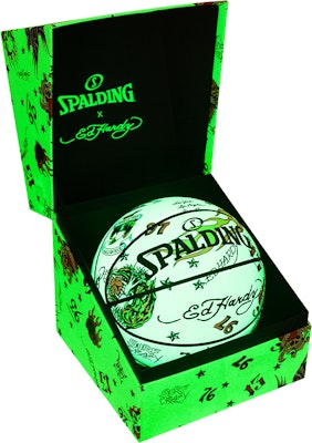 スポルディング x エド・ハーディー 蓄光 バスケットボール 白 7号 男女兼用 練習用 77-704Y Shop スポルディング x エド・ハーディー 蓄光 バスケットボール 白 7号 男女兼用 練習用 77-704Y