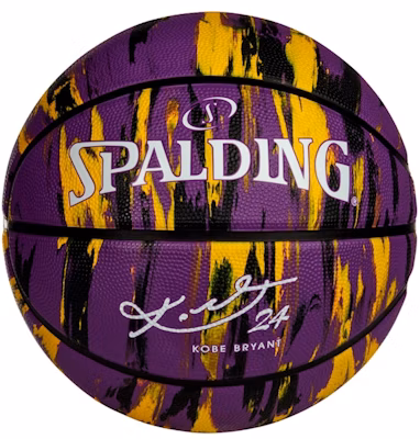 Spalding x Kobe Bryant Marble Series Basketball Purple/Yellow Buy Spalding x Kobe Bryant Marble Series Basketball Purple/Yellow