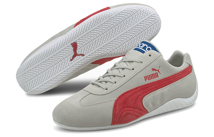 Shop Sparco x Puma Speedcat OG+ 'Glacier Grey Poppy Red' - Kelabu Glacier Merah Poppy 306725-05