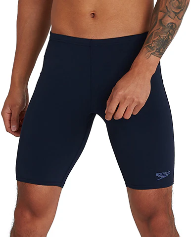 speedo-blue-black-chlorine-resistant-swim-trunks-knee-length-dual-use-8-12506-d740