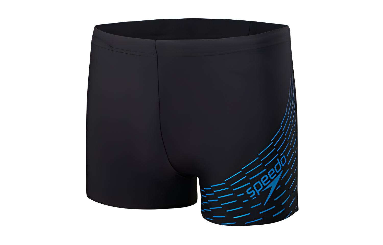 Speedo  Chlorine-Resistant Quick-Dry Fitted Swim Trunks with Logo. 8-11354G814