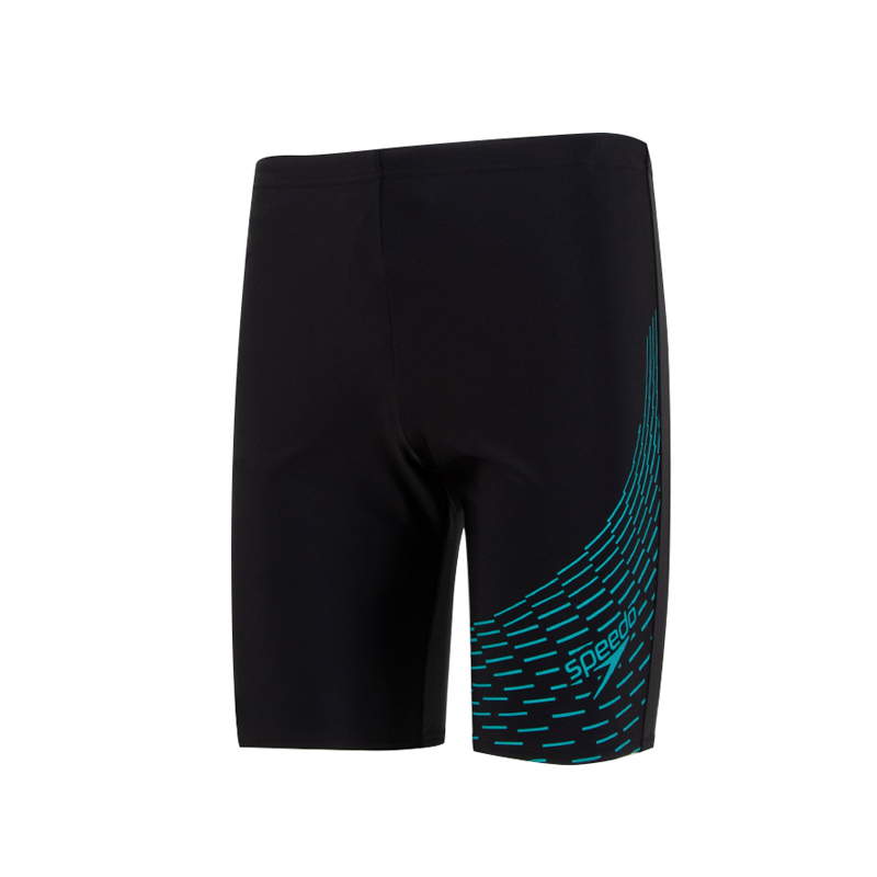 Speedo  Quick-Dry Breathable Training Swim Briefs Black Logo Design 8-1135506874