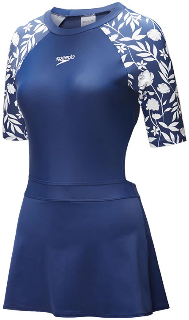 speedo-slim-fit-short-sleeve-one-piece-swimsuit-blue-8-13571-g575