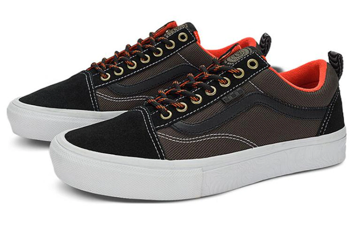 Spitfire Wheels x Vans Skate Old Skool 'Black Flame'