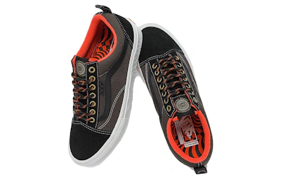 Spitfire Wheels x Vans Skate Old Skool 'Black Flame'