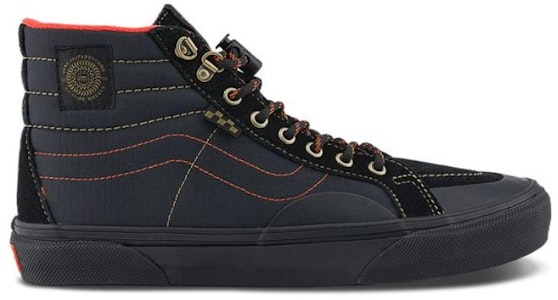 SPITFIRE x Vans SK8 防滑輕便 高幫 板鞋 男女同款 黑紅 Order SPITFIRE x Vans SK8 防滑輕便 高幫 板鞋 男女同款 黑紅