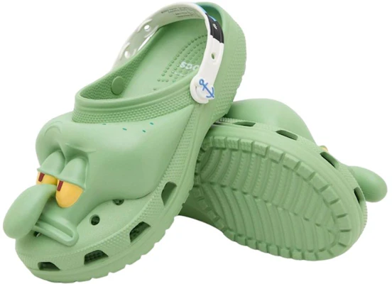 SpongeBob SquarePants x Crocs Classic Clog Squidward Lelaki & Wanita. 212350-90H Lookbook SpongeBob SquarePants x Crocs Classic Clog Squidward Lelaki & Wanita. 212350-90H