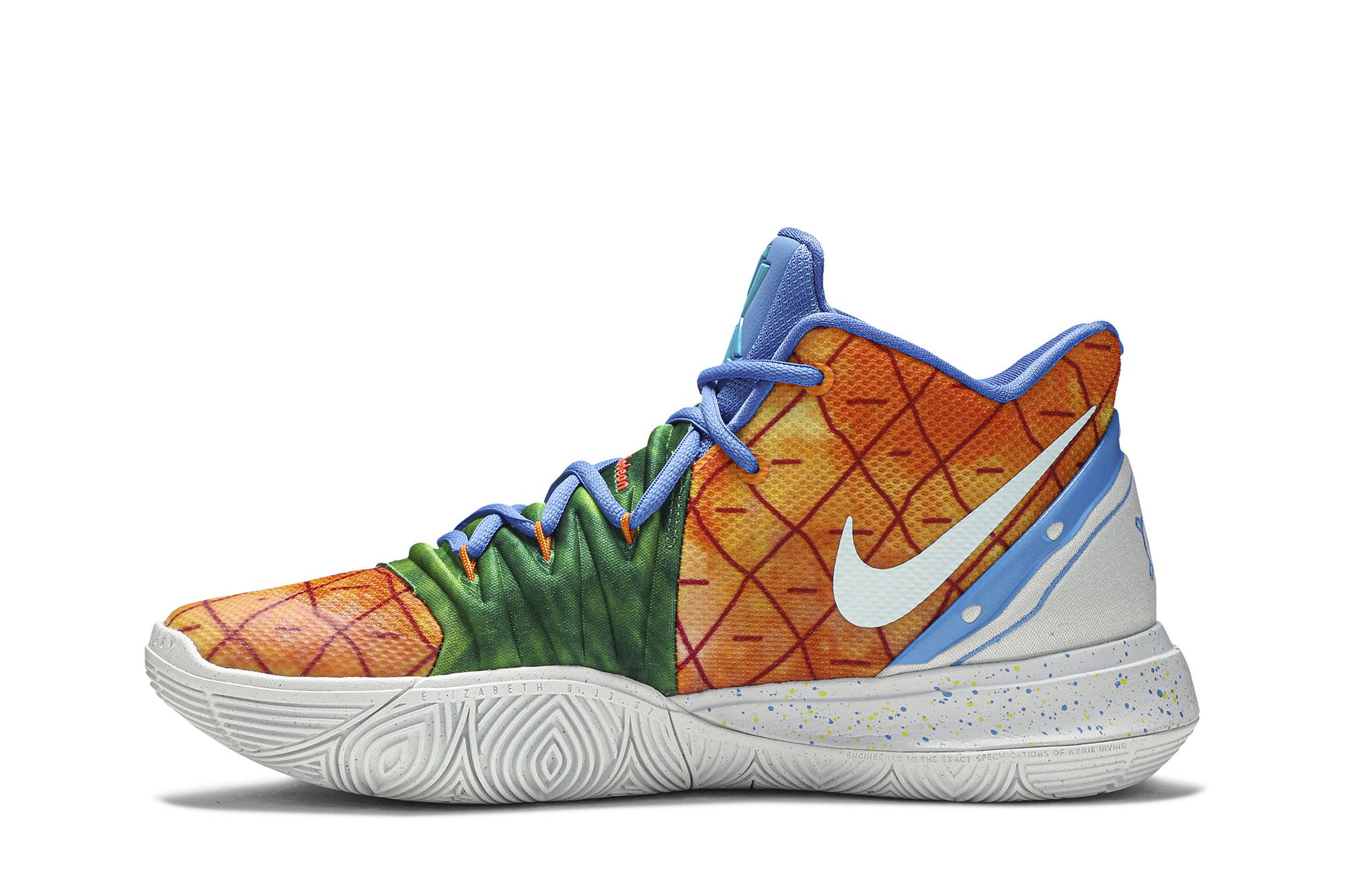 Shop 海綿寶寶 x Nike Kyrie 5 EP '鳳梨屋' CJ6950-800