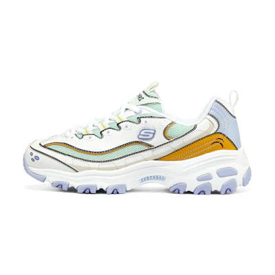 (W) Skechers D'Lites 1.0 SpongeBob Blue Green' 'White'