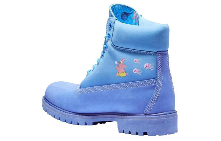 Shop 添柏嵐 6 吋 百搭休閒工裝戶外靴 藍色