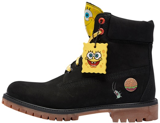 Timberland SpongeBob SquarePants X 6-Inch Waterproof Boots 'Black' A22TF001 Buy Timberland SpongeBob SquarePants X 6-Inch Waterproof Boots 'Black' A22TF001