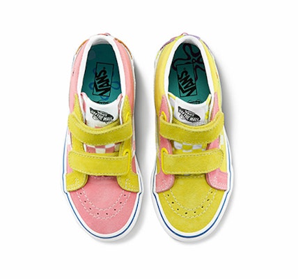 海绵宝宝 x Vans Sk8-Mid Reissue V '最佳朋友'款 VN00018T9ES Shop 海绵宝宝 x Vans Sk8-Mid Reissue V '最佳朋友'款 VN00018T9ES