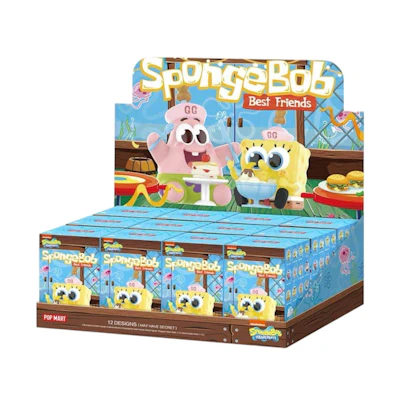 SpongeBob Pop Mart Best Friends Figure Sealed Case (12 Blind Box)