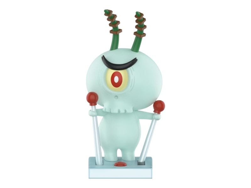 Spongebob x Pop Mart Labubu The Monsters Series Plankton x Tycoco Figure