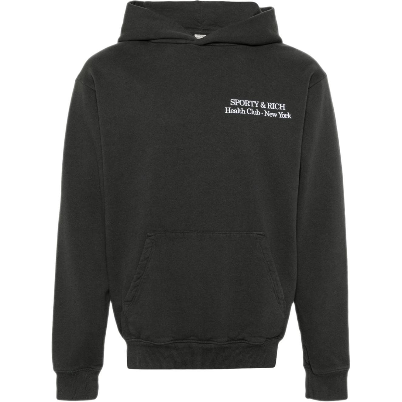 Sporty & Rich Colorblock Hoodie Black Unisex HOAW2315FB