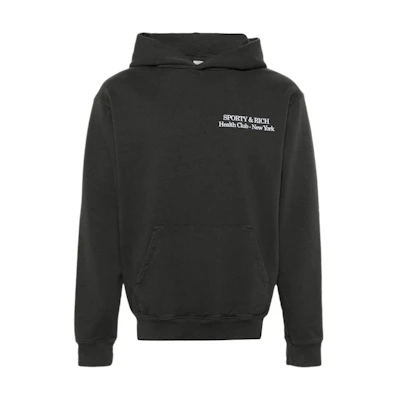 Sporty & Rich Colorblock Hoodie Black Unisex HOAW2315FB