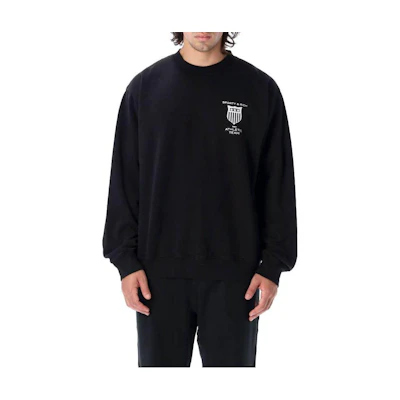 Sporty & Rich FW22 Geometric Print Pullover Sweatshirt Unisex Black CR625BK
