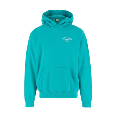 Sporty & Rich Solid Oversized Hoodie Men’s Teal Green HO831PAPARADISEWHITE