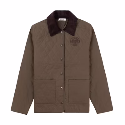 Sporty & Rich SS23 Unisex Brown Collar Jacket JAAW237KA2