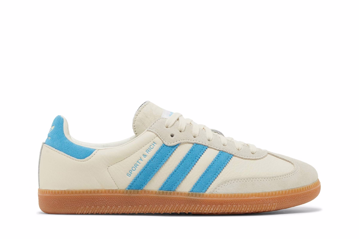 Sporty & Rich x adidas Samba OG 'Cream Blue' IE7096
