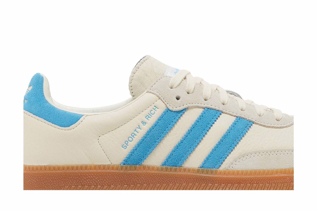 Sporty & Rich x adidas Samba OG 'Cream Blue' IE7096