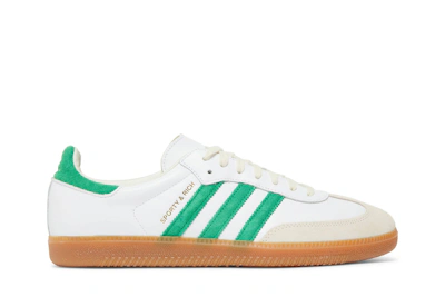 Sporty & Rich x adidas Samba OG 'White Green' HQ6075