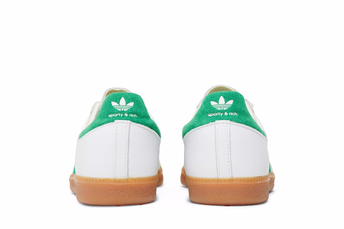 Sporty & Rich x adidas Samba OG 'White Green' HQ6075