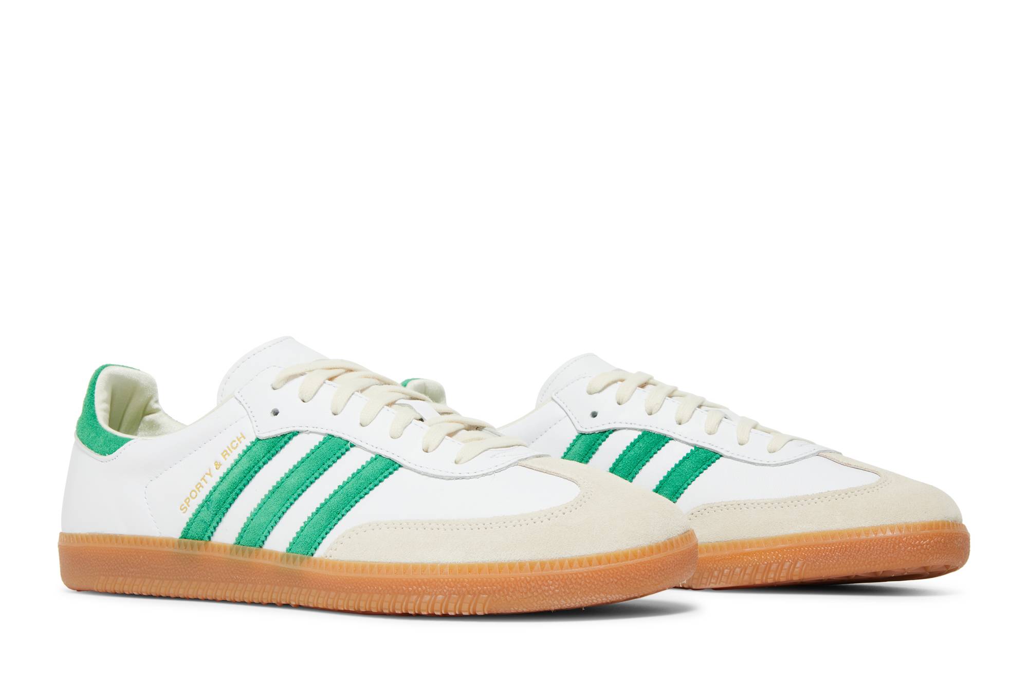 Sporty & Rich x adidas Samba OG White Green HQ6075 IGFul