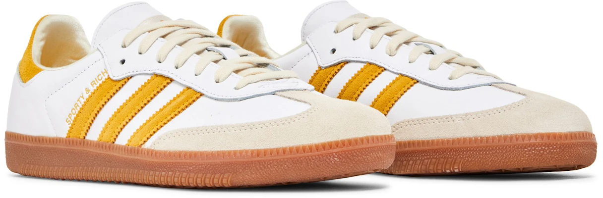Sporty Rich x adidas Samba OG 'White Bold Gold' IF5661 1